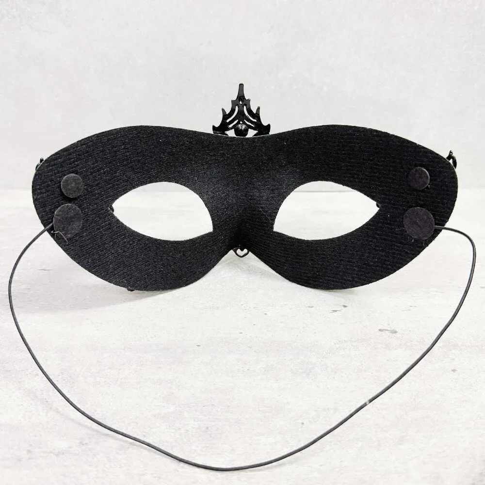 Mens masquerade mask, Black green mask, Venetian mask, Prom mask, 2 in 1 mask